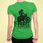 Rebel Curved Rider Tee Green & Black
