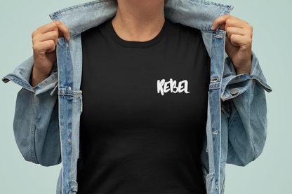 Rebel Curves Rider Tee Black & White